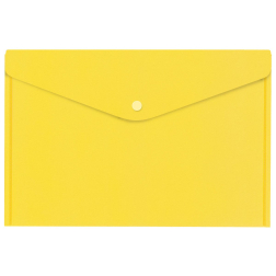 Папка с копче А4 12бр. плътна жълта