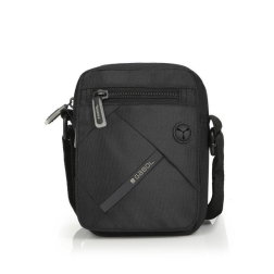 Мъжка чанта Twist Eco  черна - 17 см