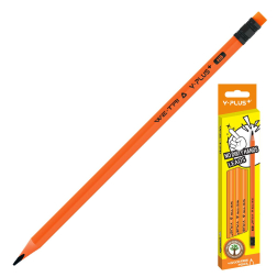 Черен молив НВ – триъгълен - 12 бр.