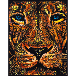 Картина за оцветяване 47х35 -"Лъв"